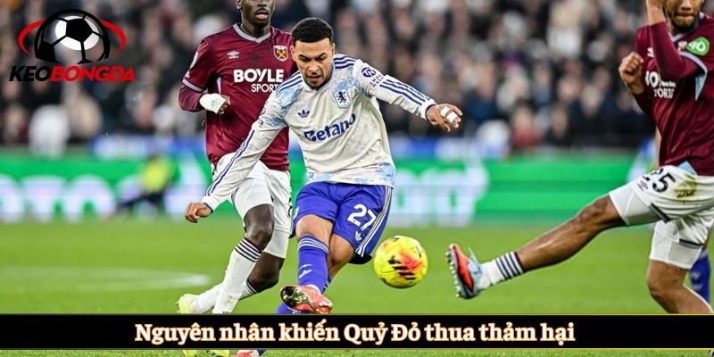 Nguyên nhân khiến Quỷ Đỏ thua thảm hại